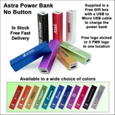 Astra No Button Power Bank - 2000 mAh