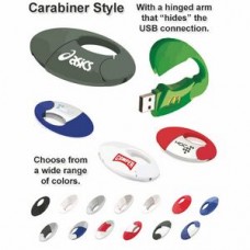 Carabiner Flash Drive - 8 GB Memory